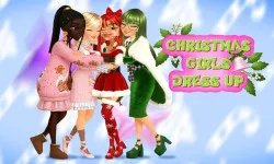 Christmas Girls Dress Up