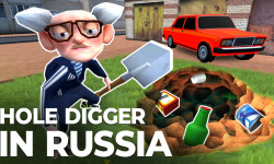 Play Dig a hole in Russia now!