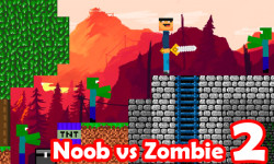 Play Noob vs Zombie 2 now!