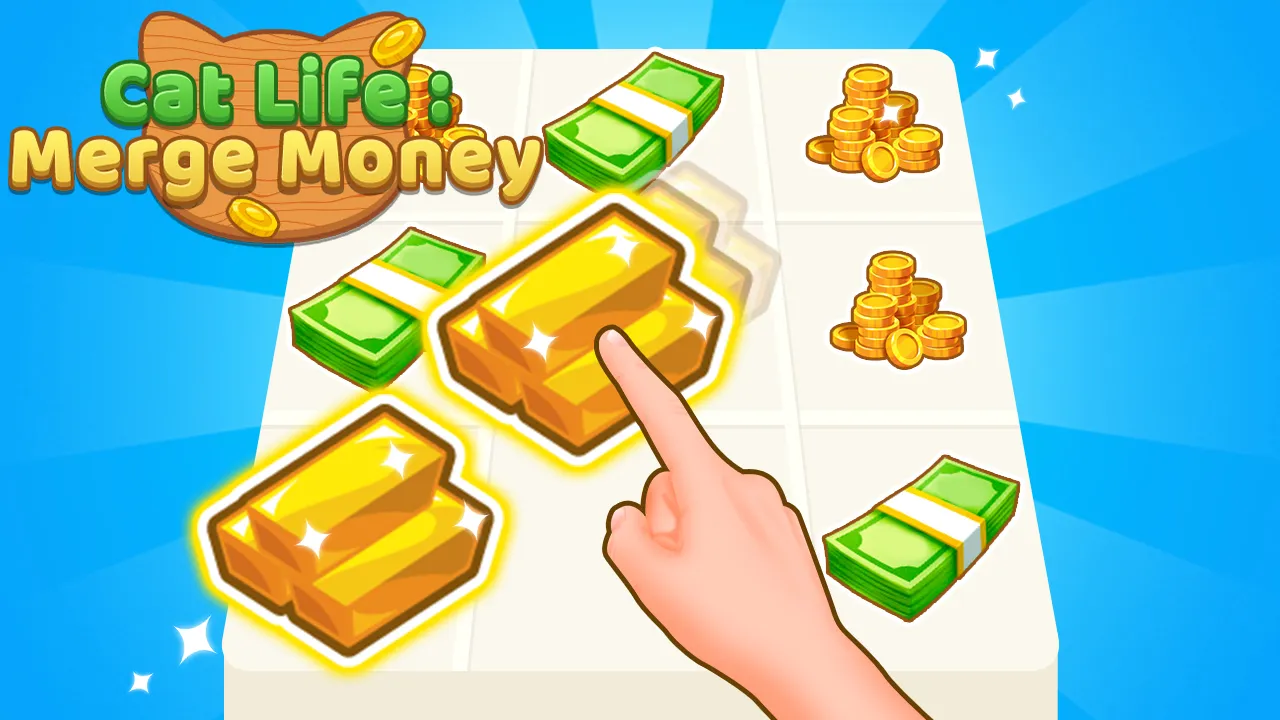 PLay Cat Life Merge Money now!