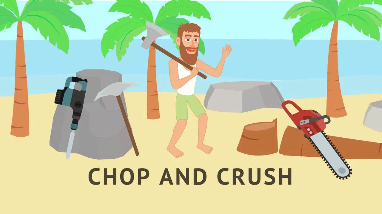 PLay Chop and Crush: Mining clicker now!