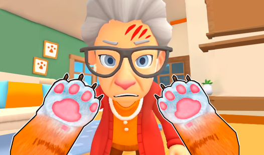 PLay Cat & Granny: Escape now!