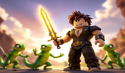 PLay Robi! Battle against the Lizards now!