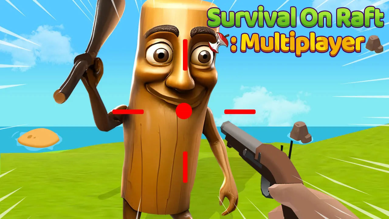 PLay Survival On Raft Multiplayer now!